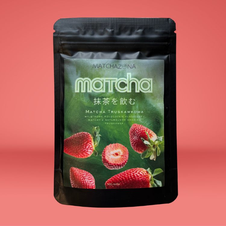 Premium Matcha Truskawkowa Herbata