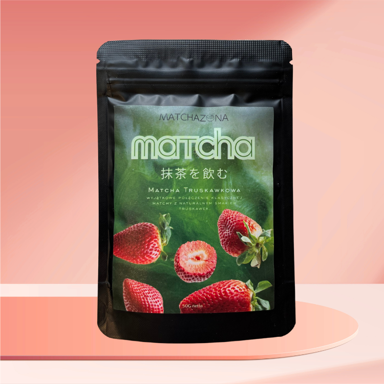Premium Matcha Truskawkowa Herbata