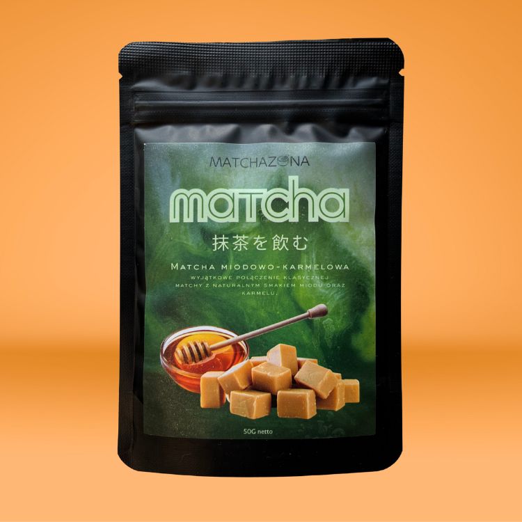 Premium Matcha Miód i Karmel Herbata